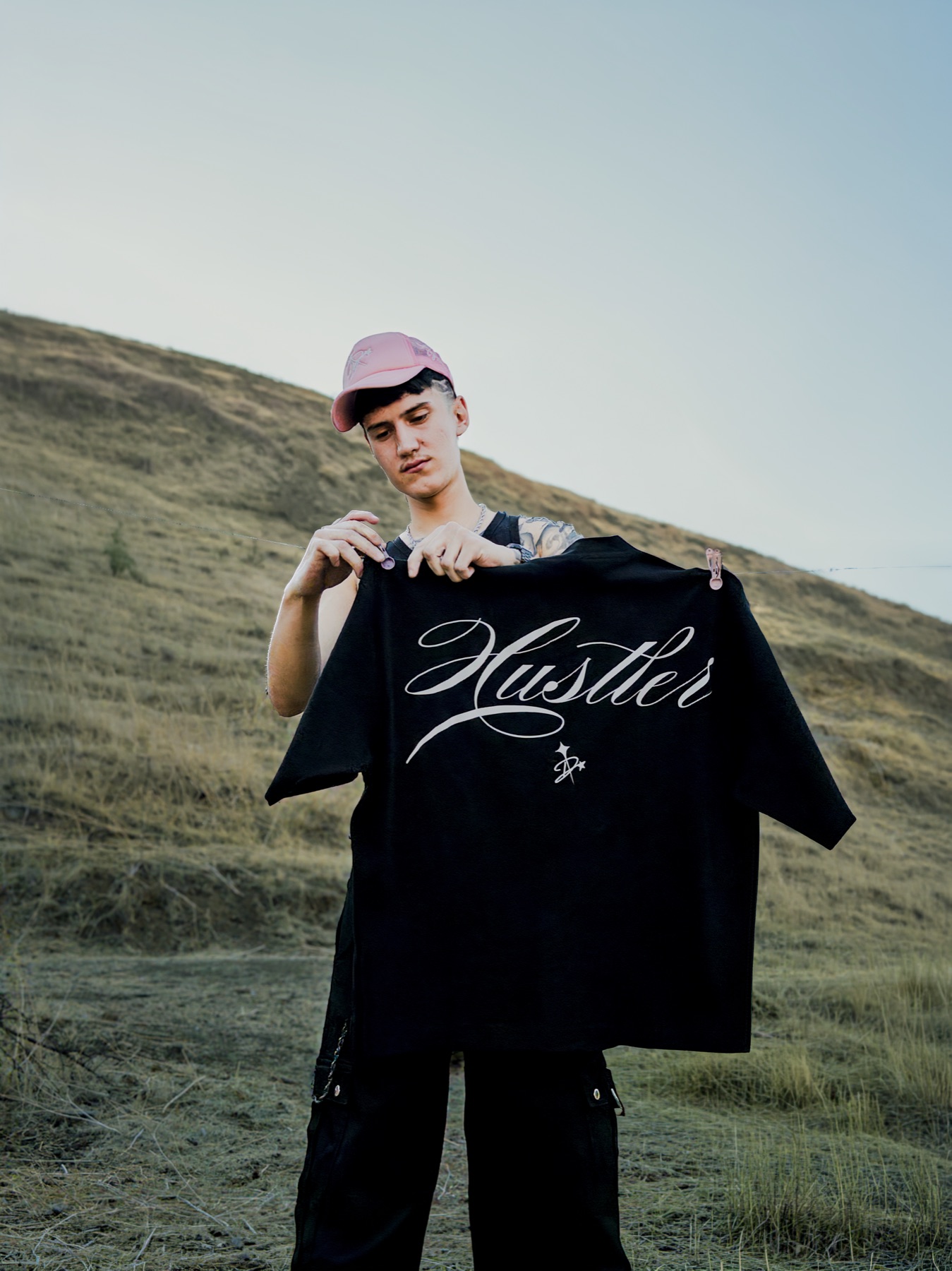 Polera Hustler Negra